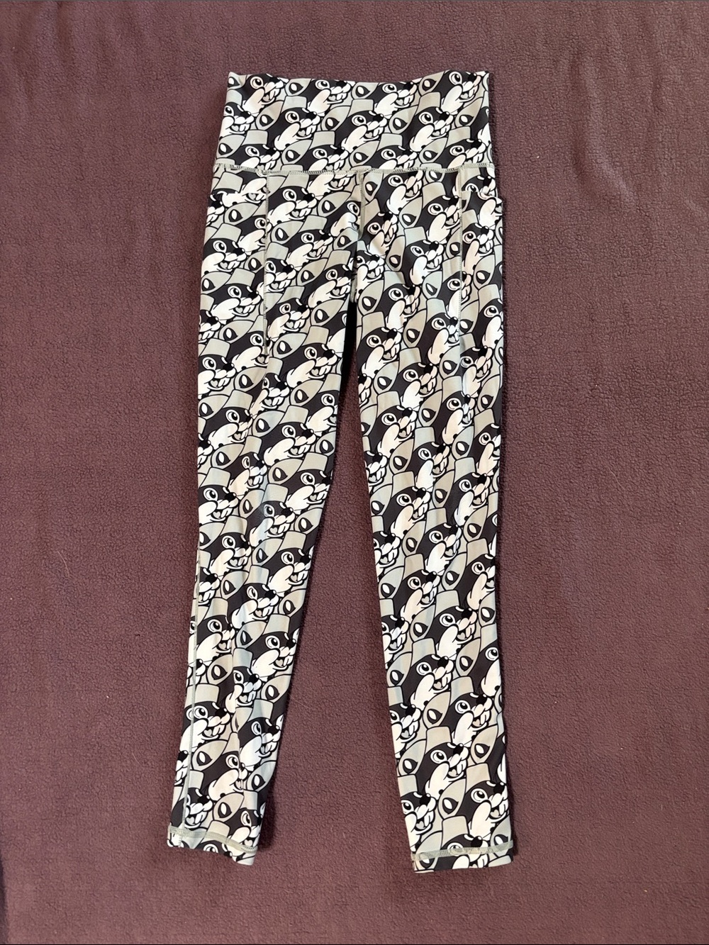 Black and White Buccees Print Leggings